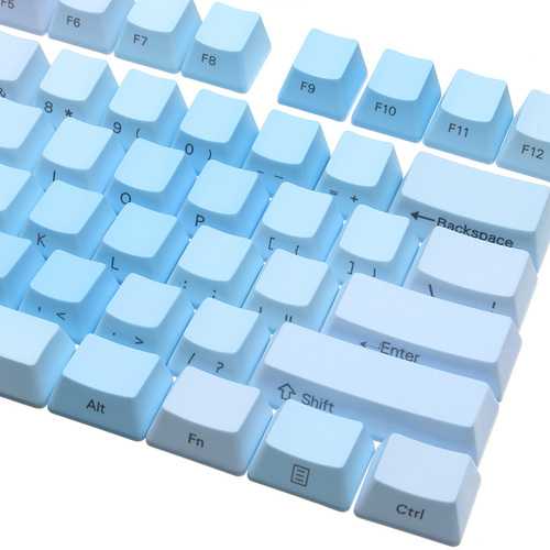 104 Key PBT OEM Profile Thick Side Printed Keycaps for Mechanical Keyboard