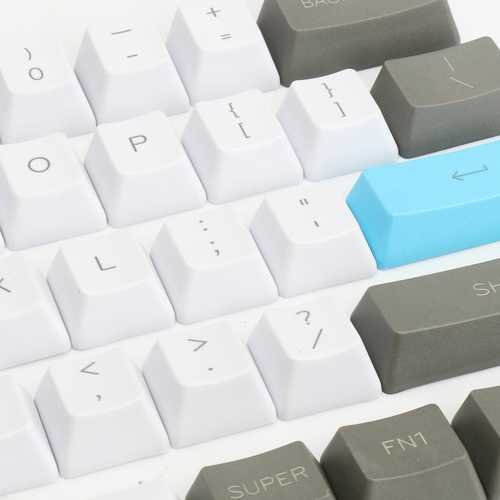 61 Key ANSI Layout OEM Profile PBT Thick Keycaps for 60% Mechanical Keyboard