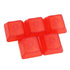 5PCs Transparent Keycap Clear All Height Red White for Mechanical Keyboard R1 R2 R3 R4