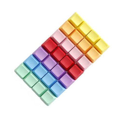4Pcs a Set Blank R1 R2 R3 R4 Multiple Color PBT Thick OEM Profile Keycaps for Mechanical Keyboard