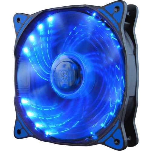 Pccooler F1211 120mm 3 Pin 16Pcs LED Light PC Computer Cooler Cooling Fan