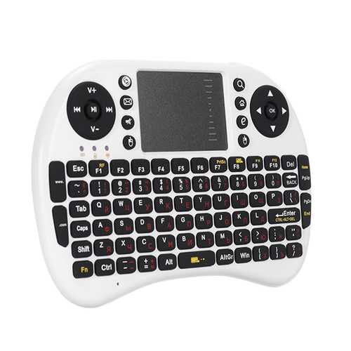 iPazzport Mini 2.4G Russia Layout Wireless Keyboard Touchpad Mouse For Android TV Tablet