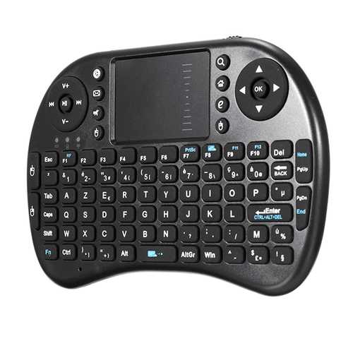 iPazzport Mini 2.4G France Layout Wireless Keyboard Touchpad Mouse For Android TV Tablet