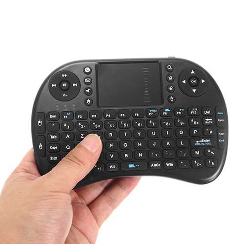 iPazzport Mini 2.4G France Layout Wireless Keyboard Touchpad Mouse For Android TV Tablet