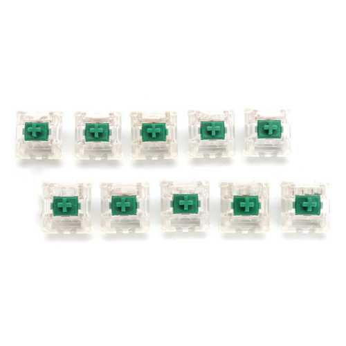 10Pcs 3 Pin DIP LED Green Switch for Mechanical Gaming Keyboard