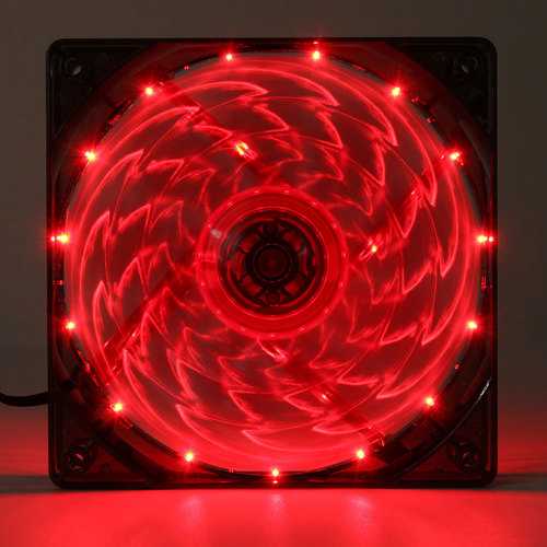 3/4-Pin 120mm 180mA 2100RPM PC Computer Case CPU Cooler Cooling Fan with LED Light