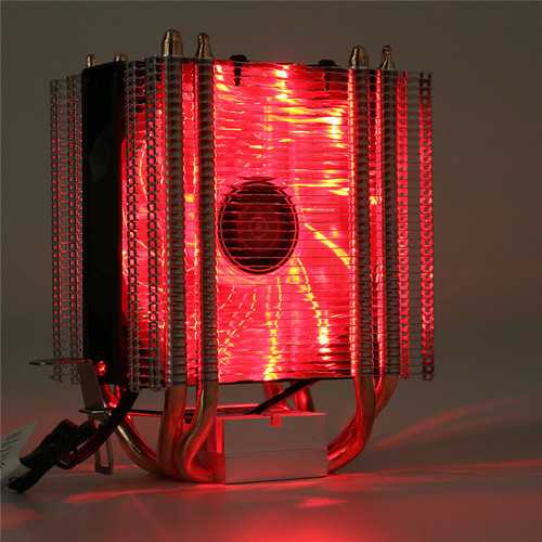 LED 4 Heat Pipe Quiet CPU Cooler Cooling Fan Heat Sink For Intel LGA 1151 1155 775 1156 AMD