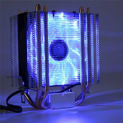 LED 4 Heat Pipe Quiet CPU Cooler Cooling Fan Heat Sink For Intel LGA 1151 1155 775 1156 AMD