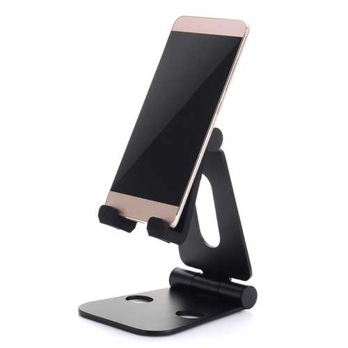 Aluminum Double Folding Bracket Stand For Smartphone Tablet