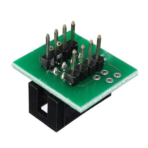 8 Pin 1.27mm Pitch SOIC8 SOP8 Flash Burning Chip IC Test Clip Socket Adapter BIOS / 24 / 25 / 93 Programmer With 2pcs Power Module