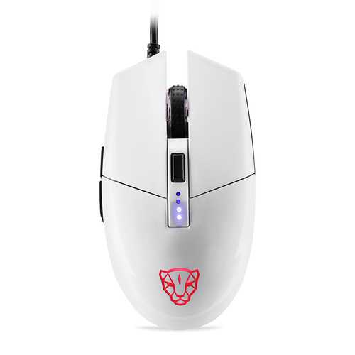 Motospeed V50 4000dpi Adjustable Avago A3050 USB Wire RGB Backlit Gaming Mouse Support Macro Setting