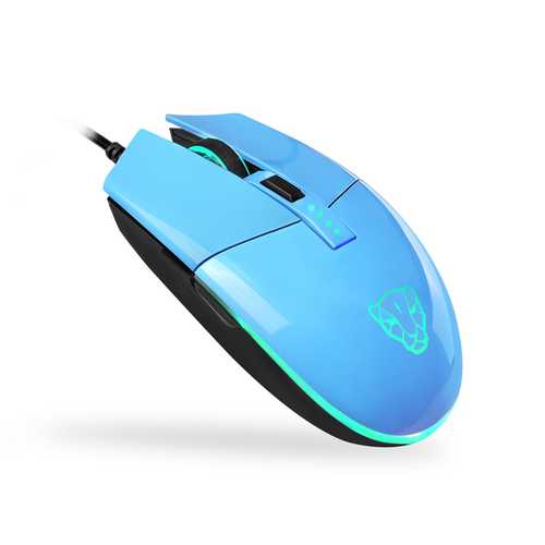 Motospeed V50 4000dpi Adjustable Avago A3050 USB Wire RGB Backlit Gaming Mouse Support Macro Setting