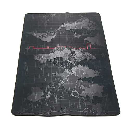 1000*500*2mm Super Large Size Anti-slip World Map Mouse Pad Keyboard Mat