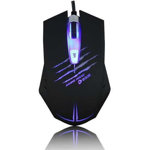 Dareu LM109 2000DPI Adjustable 6 Buttons Optical LED Gaming Mouse Wired USB Ergonomic Mice