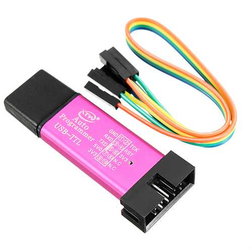 3pcs 5V 3.3V SCM Burning Programmer Automatic STC Download Cable USB To TTL USB To Serial Port Baud Rate 115200 500MA Self-Recovery Fuse CH340 + SCM Control Core STCISP Fully Isolated