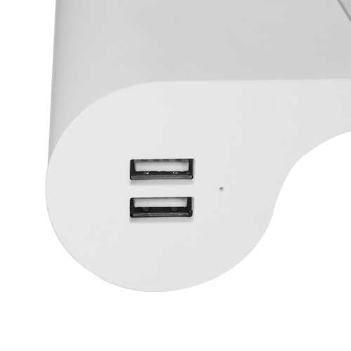 Aluminium Alloy Base Holder Smart 4 USB Port Charger Stand for Macbook Desktop Laptop