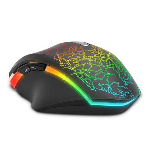 Rapoo V21S 7000DPI USB Wired RGB Backlit Optical Gaming Mouse Support Macro Setting