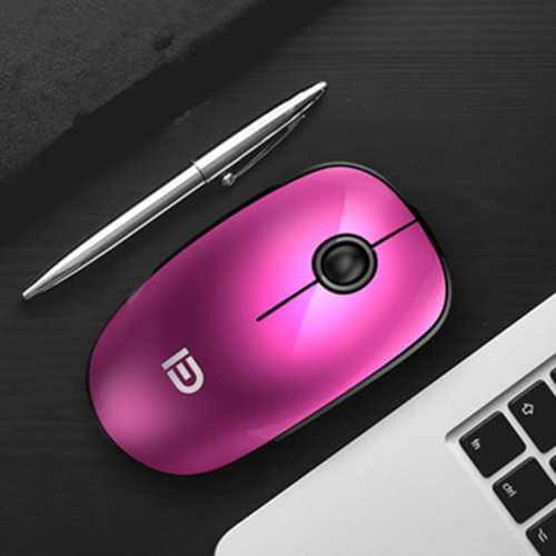 V8 Utral Thin Wireless Mouse Mute 1600DPI Office Gaming Optical Mouse