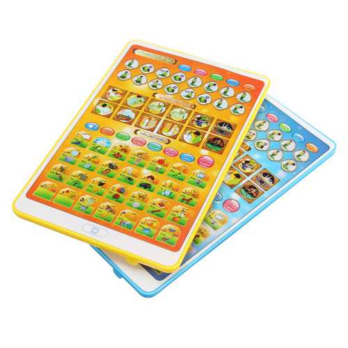 Islamic Toddler Laugh Learn Toys Tablet Child Baby Smart Stages Arabic Alphabets