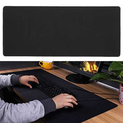 Large Black Anti-slip Gaming Mouse Pad Laptop Computer PC Mice Keyboard Mat