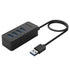 Orico W5P-U3 4 Ports USB 3.0 Desktop Hub Supports OTG Function with 5V Micro USB Power Port