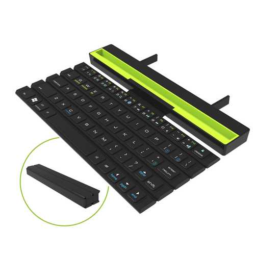 Rollable BT Wireless Bluetooth Keyboard Intelligent Magnetic Switch For Smartphone Tablet