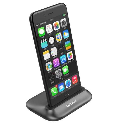 Baseus Little Volcano Charging Station Dock Desktop Phone holder Stand for iPhone 7 8 X