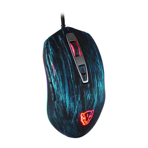 Motospeed V60 5000DPI 1000Hz RGB Backlit Optical Gaming Mouse for PC Gamers