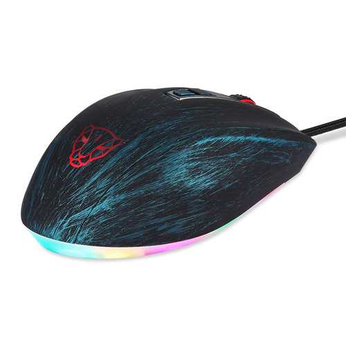 Motospeed V60 5000DPI 1000Hz RGB Backlit Optical Gaming Mouse for PC Gamers