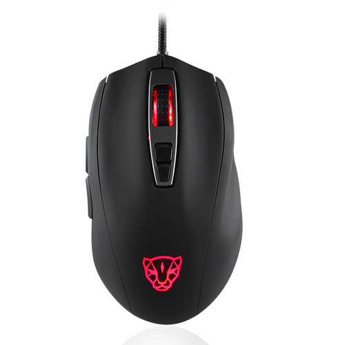 Motospeed V60 5000DPI 1000Hz RGB Backlit Optical Gaming Mouse for PC Gamers