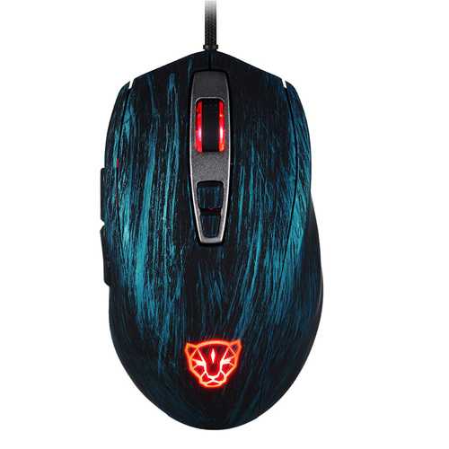 Motospeed V60 5000DPI 1000Hz RGB Backlit Optical Gaming Mouse for PC Gamers