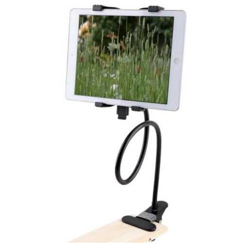 360° Auto Adjustable Clip On Holder Stand For Tablet Cell Phone