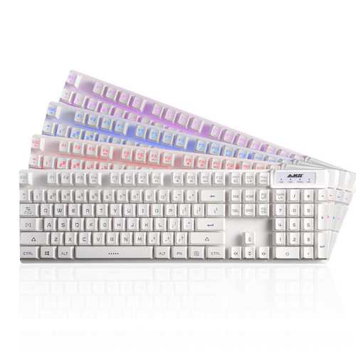 AJazz Cyborg Soldier 104 Keys Wired 3 Colors Baklit Mechanical Handfeel Keyboard