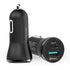 YAOMAISI USB Type C Fast Car Charger With QC3.0 For iPhone X 8Plus OnePlus 5 Xiaomi Mi6 Mix 2 Note8