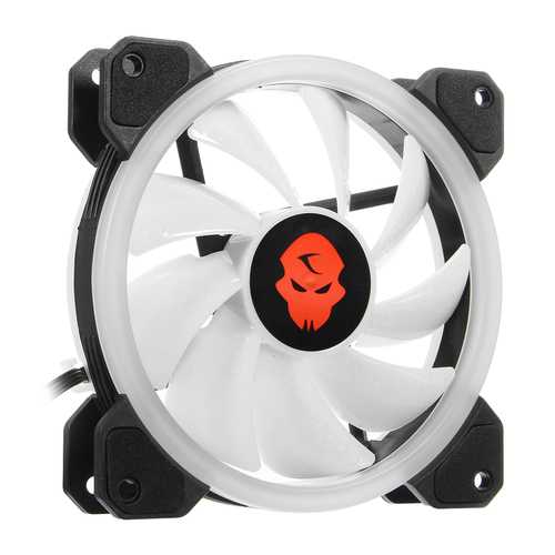 Coolmoon 6PCS 120mm Adjustable RGB LED Light Computer PC Case Cooling Fan with IR Remote