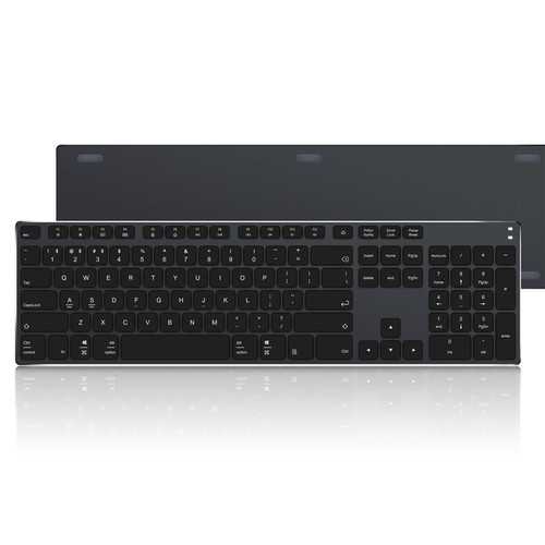 AJazz AK3.3 105 Key Bluetooth Wireless Keyboard All-Metal Ultra-Thin Keyboard for Pads Phones