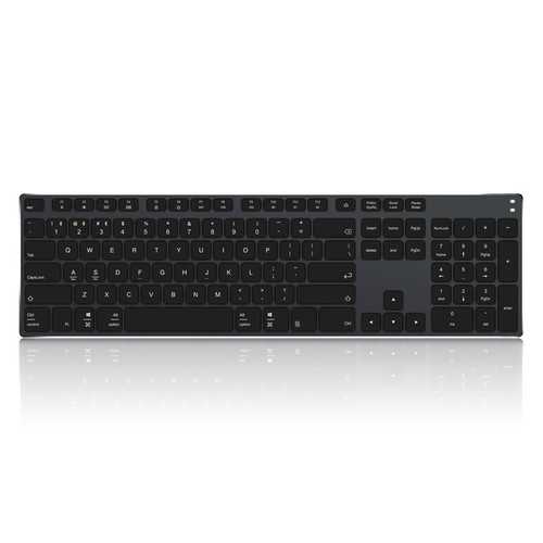 AJazz AK3.3 105 Key Bluetooth Wireless Keyboard All-Metal Ultra-Thin Keyboard for Pads Phones