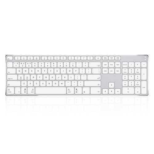 AJazz AK3.3 105 Key Bluetooth Wireless Keyboard All-Metal Ultra-Thin Keyboard for Pads Phones