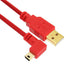 1m Red T-Shape Mini USB to USB Male to Male Data Cable for DIY Mechanical Keyboard