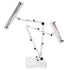 Dual Arms Holder Mount Stand Swivel USB Port For iPad Tablet Mobile Phone Laptop