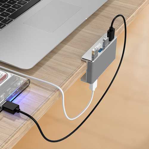 ORICO MH4PU USB3.0 4 Ports Monitor Table Clip-type HUB For PC iMac