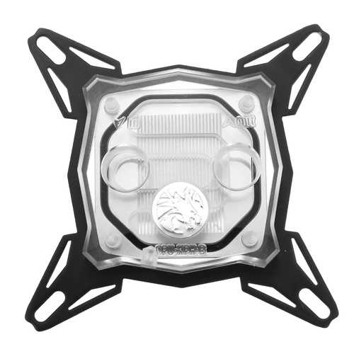 Bykski Jet Type CPU Waterblock LED Acrylic Water Block For Intel