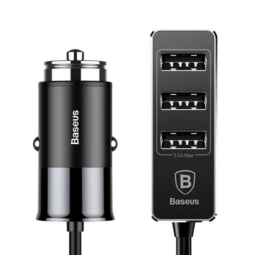 Baseus 5.5A 4 Ports Socket Fast Car Charger For iPhone X 8Plus Oneplus5 Xiaomi 6 Mi A1 Tablet