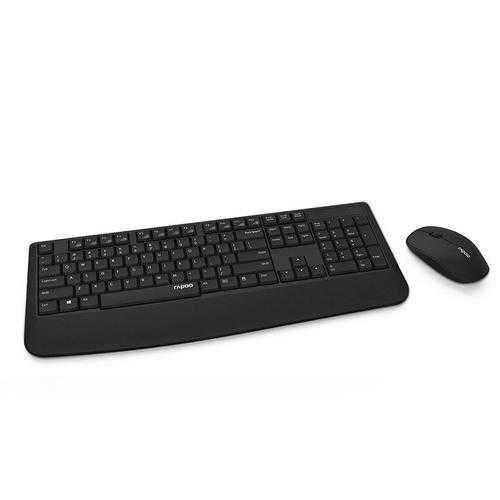 Rapoo 1800p5 2.4Ghz Wireless 104 Keys Keyboard And Optical Mouse Combo with USB Receiver