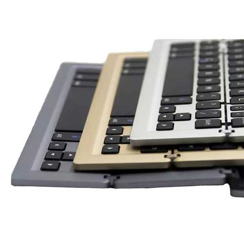 Aluminum Alloy Foldable Wireless Bluetooth 3.0 Keyboard