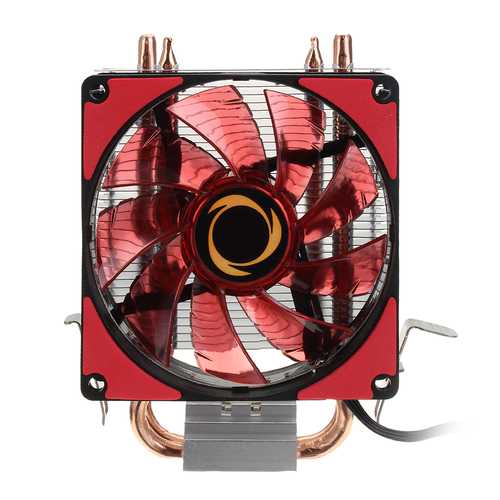 12V Dual LED CPU Cooling Fan Heatsink Radiator 9cm For Intel LGA1155X/1151 AMD Socket