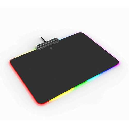 9 Colors LED Light  RGB Gaming Mouse Pad With Induction Touch Switch