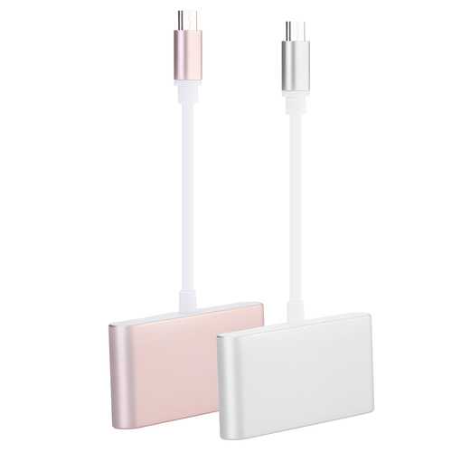 Type-C to Type-C USB-C and 3-Port USB 3.0 Hub