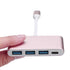 Type-C to Type-C USB-C and 3-Port USB 3.0 Hub
