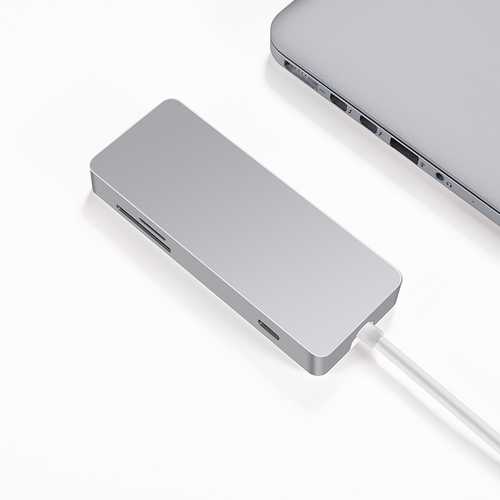 7In 1 Type c Hub To High Definition Multimedia Interface USB3.0 Network Port SD TF Adapter Converter